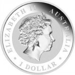 2011 Australian Koala 1oz Silber Rückseite